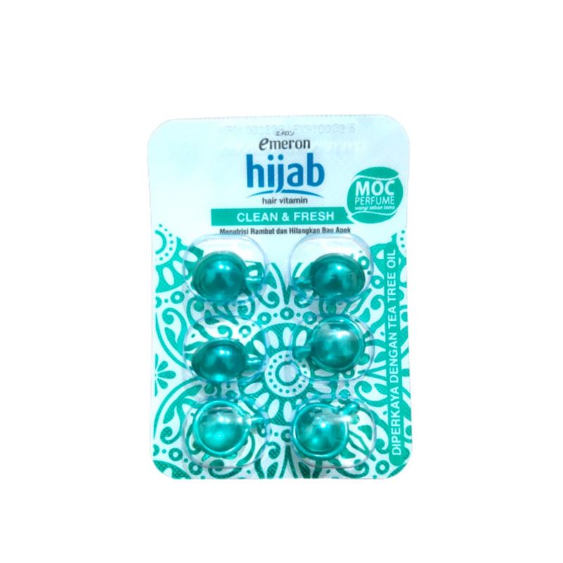 [TM5/2476] Emeron Hijab Hair Vitamin - Blister isi 6pcs