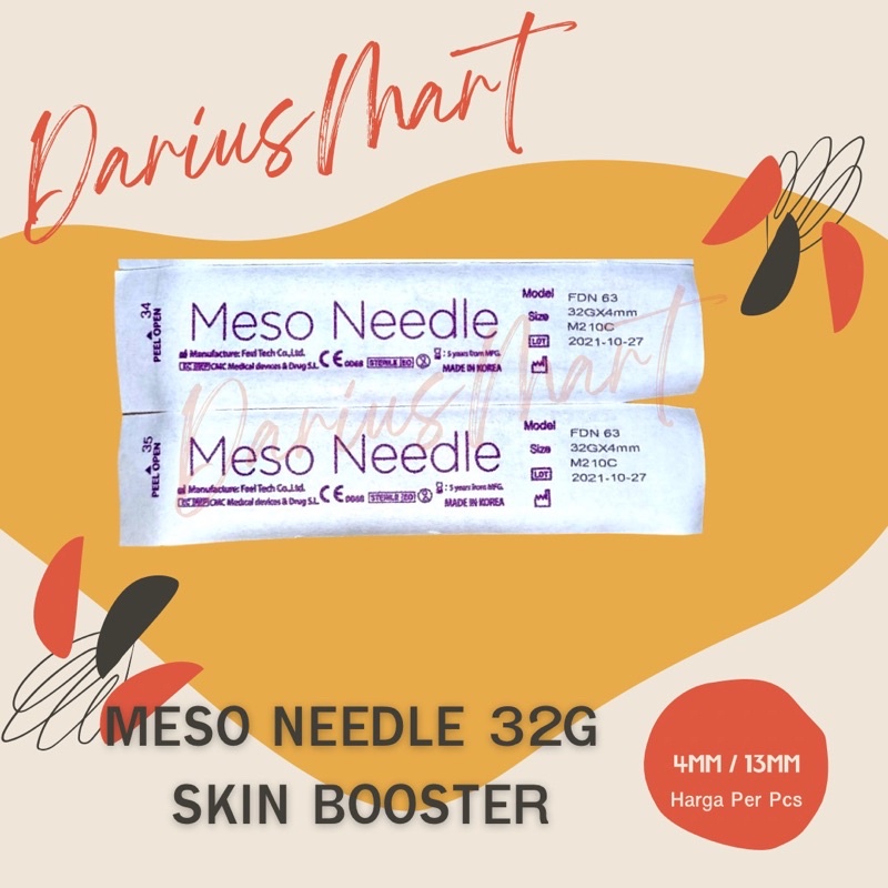 M*so Needle32G 4mm/13mm Per Pcs