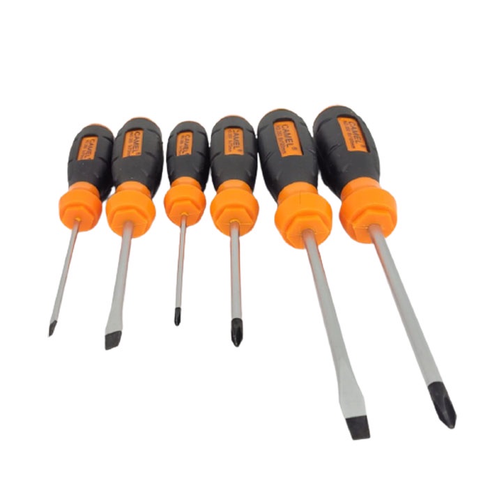 Camel Obeng Plus Minus 6 Pcs Screwdriver Set