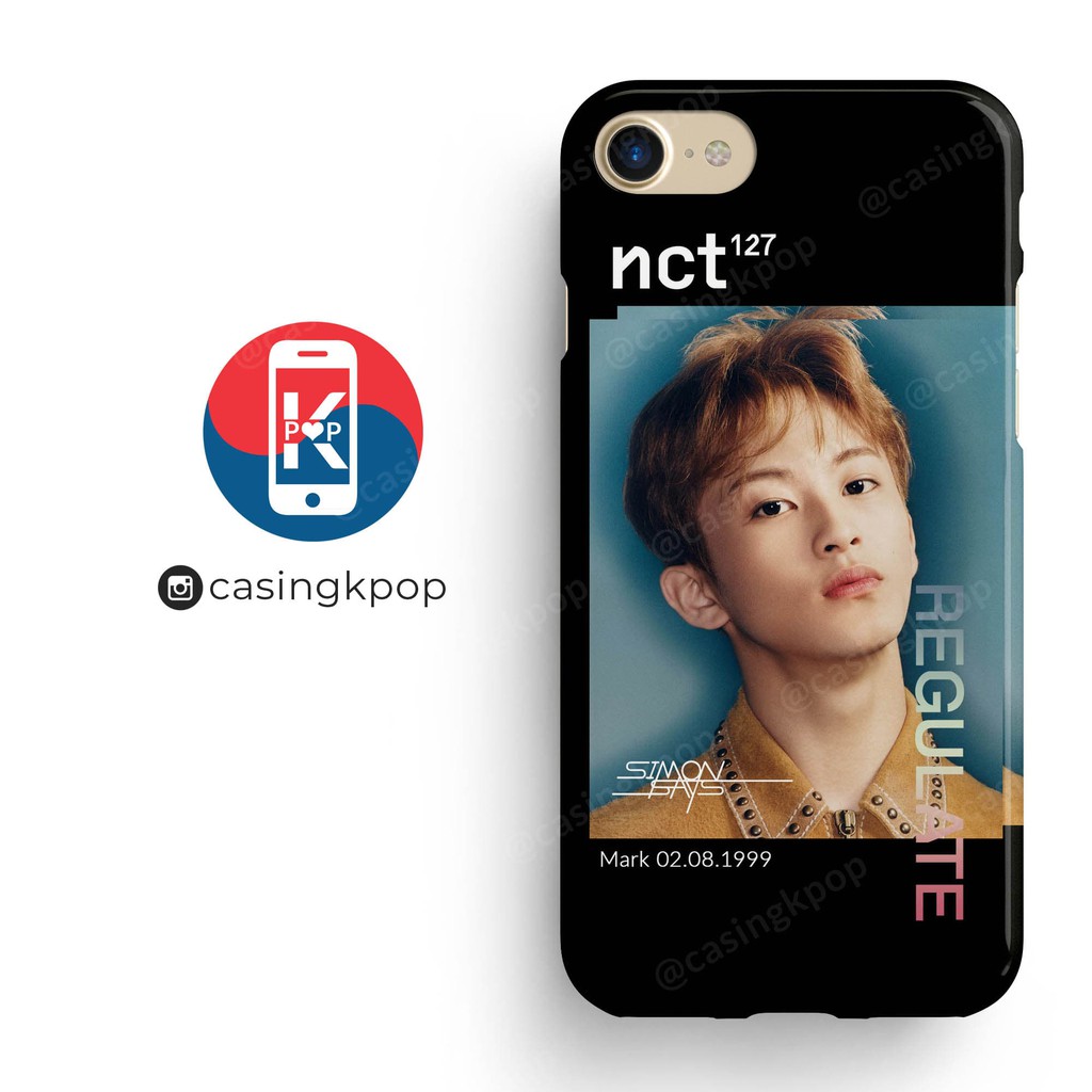 CASEME CASING Handphone KPOP NCT REGULATE SIMON SAYS MARK