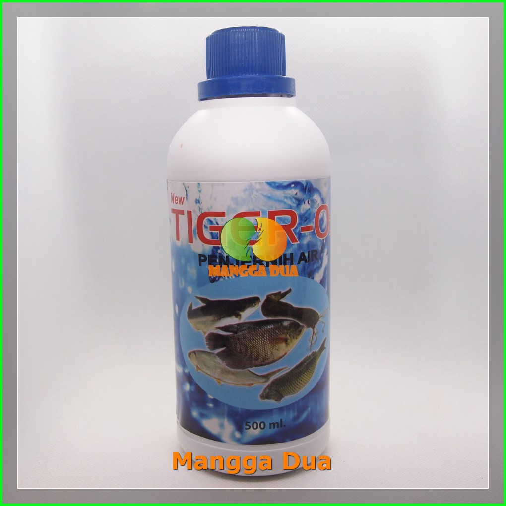 TIGER O2 500 ml Original Cairan PENJERNIH AIR KOLAM Ikan Lele Tambak Koi Gurame Expired Panjang