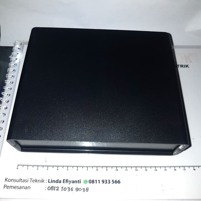 New Box hitam plastik X 8  Box Elektronik X 8  16 X 14 X 4 CM buble per box