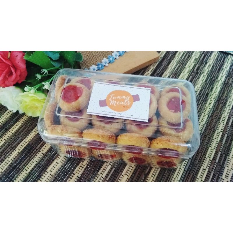 

Thumbprint Cookies Homemade / Hampers lebaran 500gr