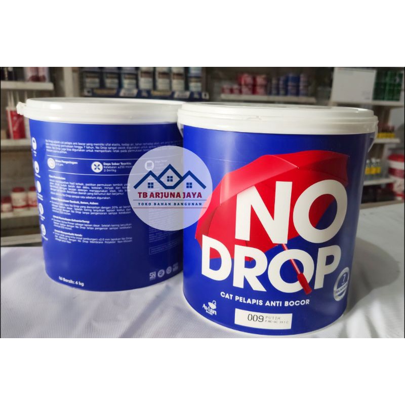 NODROP / No Drop Galon 4 KG Cat Pelapis Anti Bocor Waterproofing | NODROP 5 KG