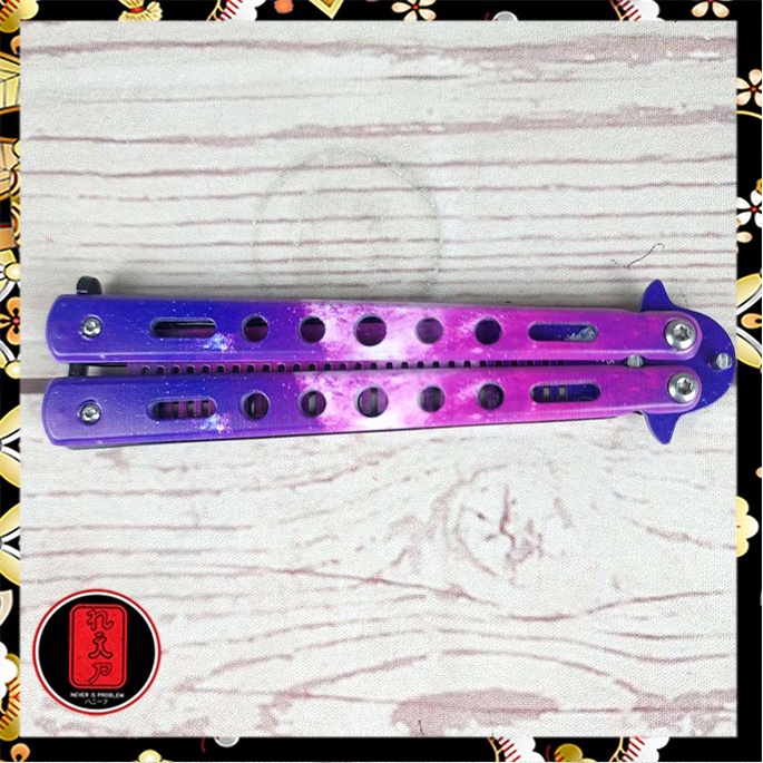 Sisir Besi Butterfly Balisong Training Knife CS GO - YS-7319 - Camouflage