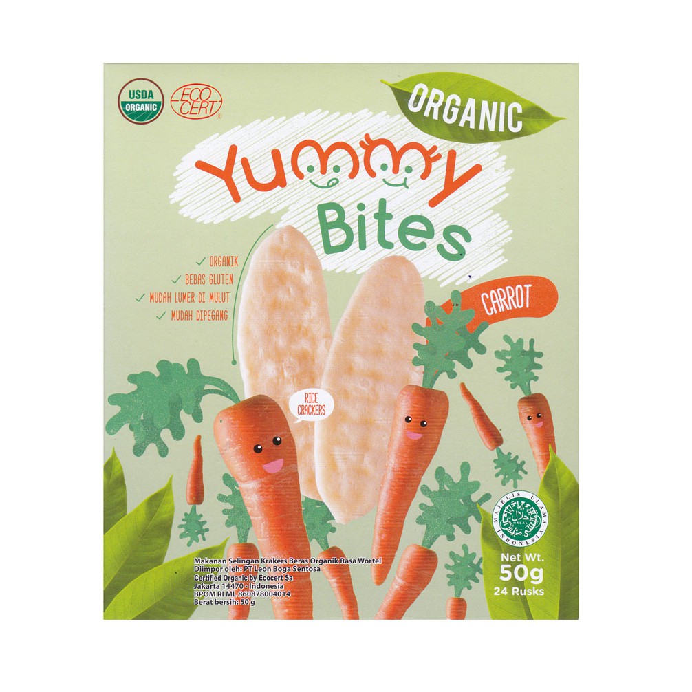 Yummy Bites - ORGANIC Rice Crackers 50g