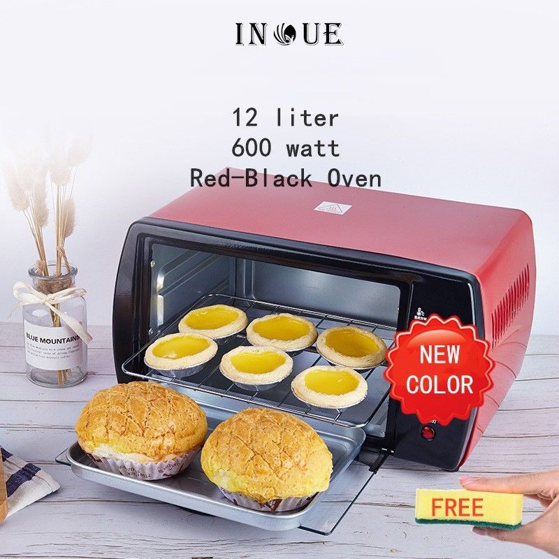 Oven button Merah Microwave Pemanggang Kue Listrik Low Watt Multifungsi