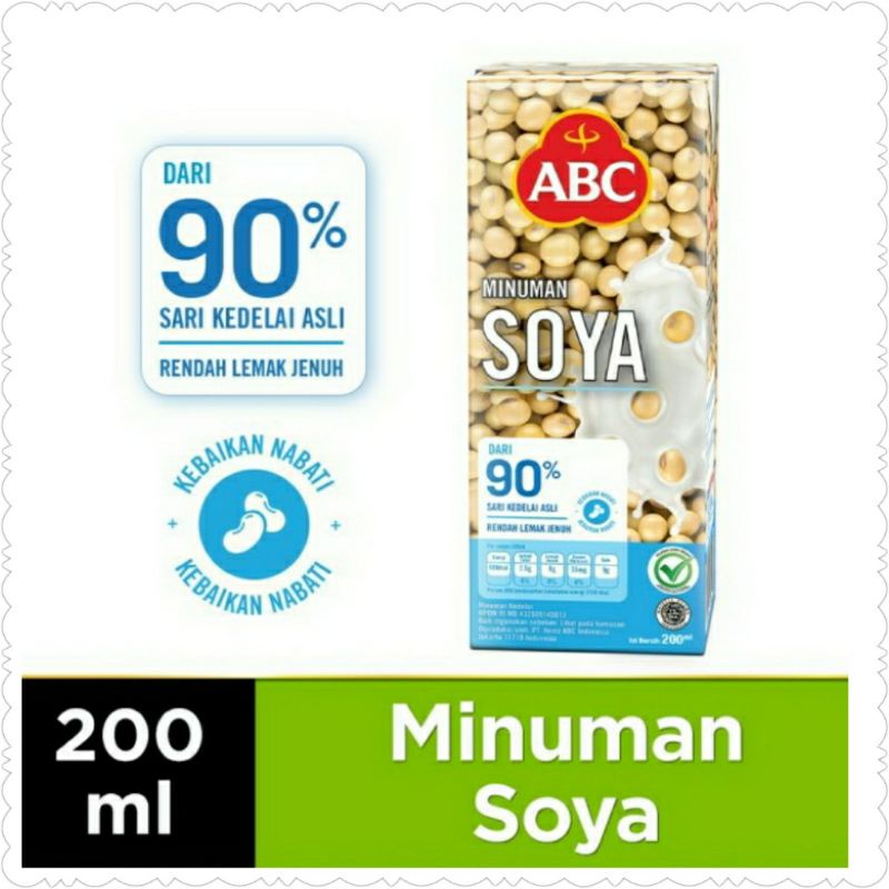 

Abc Soya Milk 200ml 1 dus 24 pcs