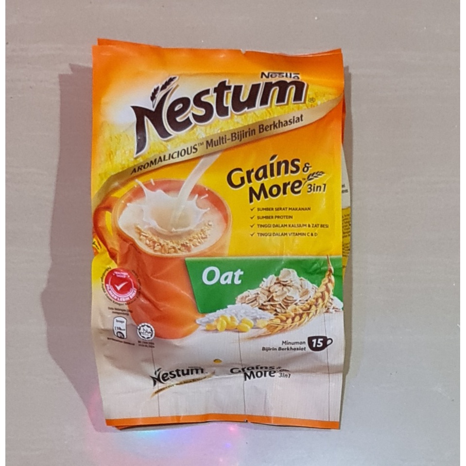 Nestle Nestum Grains &amp; More 3in1 Oat 15 x 30 Gram