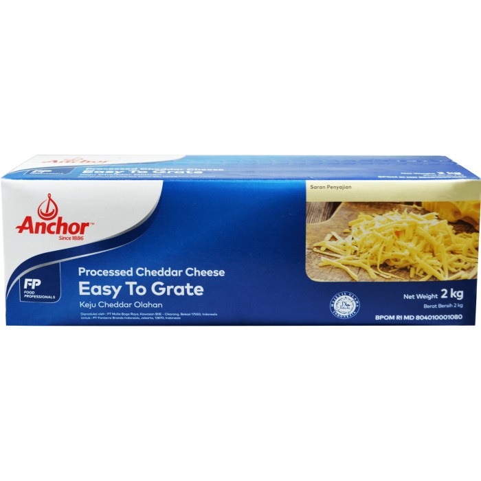 

Keju- Anchor Etg Processed Cheese 2Kg -Keju.