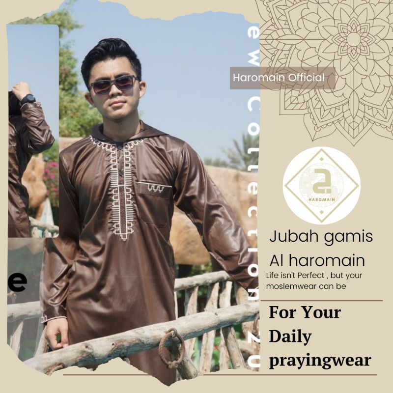 JUBAH DAFFAH HAROMAIN MESIR ORIGINAL (HOODIE MOTIF)