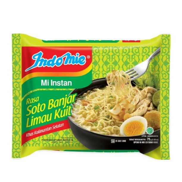 

Indomie mi instan soto Banjar limau kuit 75 gr