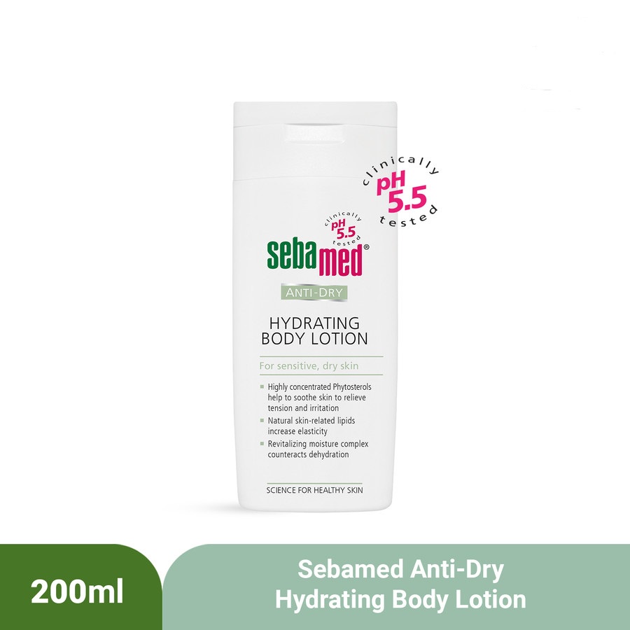 SEBAMED ANTI DRY HYDRATING BODY LOTION 200ML PELEMBAB TUBUH