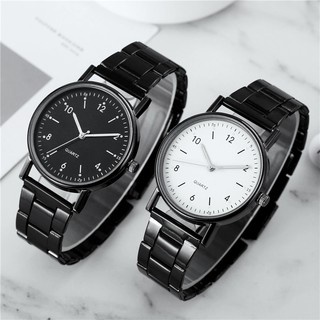 Jam Tangan Analog Strap Stainless Steel Casual Quartz Unisex (001SL)