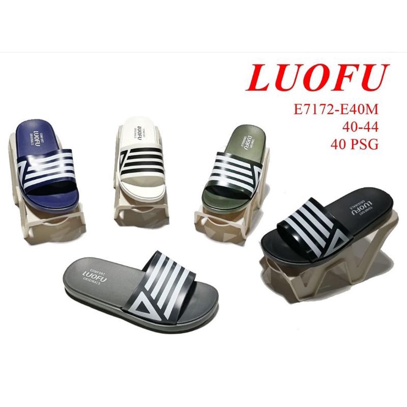 Sandal pria kokop luofu comfort Sandal jelly karet pria Sandal pria sandal luofu import size40-44