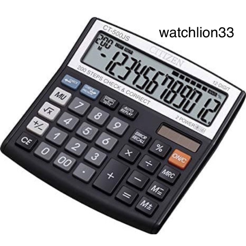 

Kalculator Citizen 500js 12 Digit