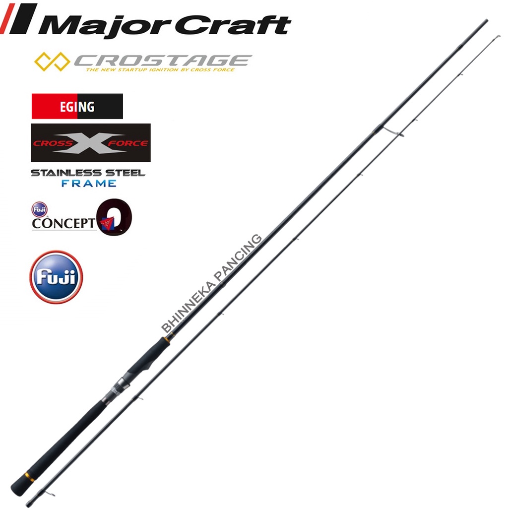 Joran MajorCraft CROSTAGE CRX | EGING | Mancing Cumi | Casting | Spinning