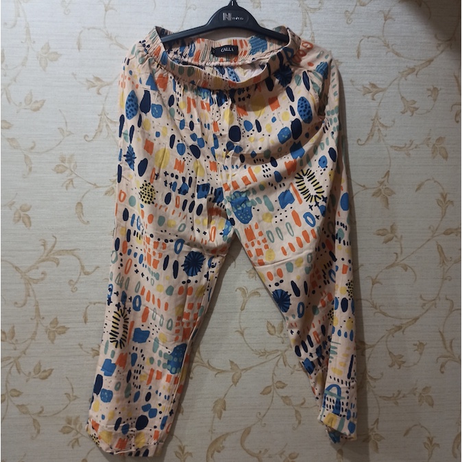 Calla The Label Peach Rubber Pants