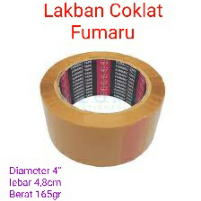 

Lakban Fumaru 48mm x 80m Coklat