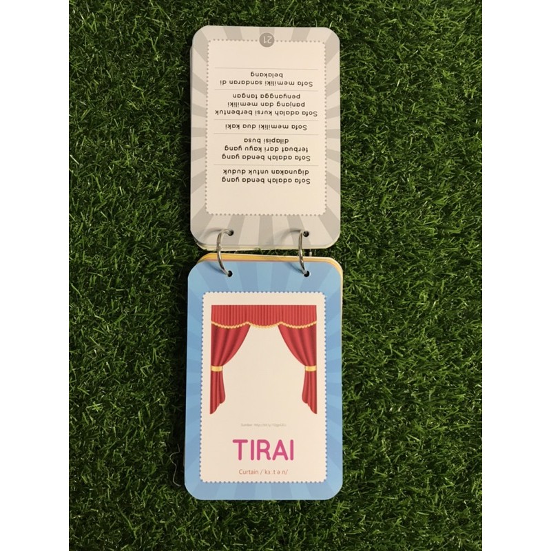 Charissa Publisher - Buku Anak Flash Card Bilingual ━ Genius Card Kosakata-7