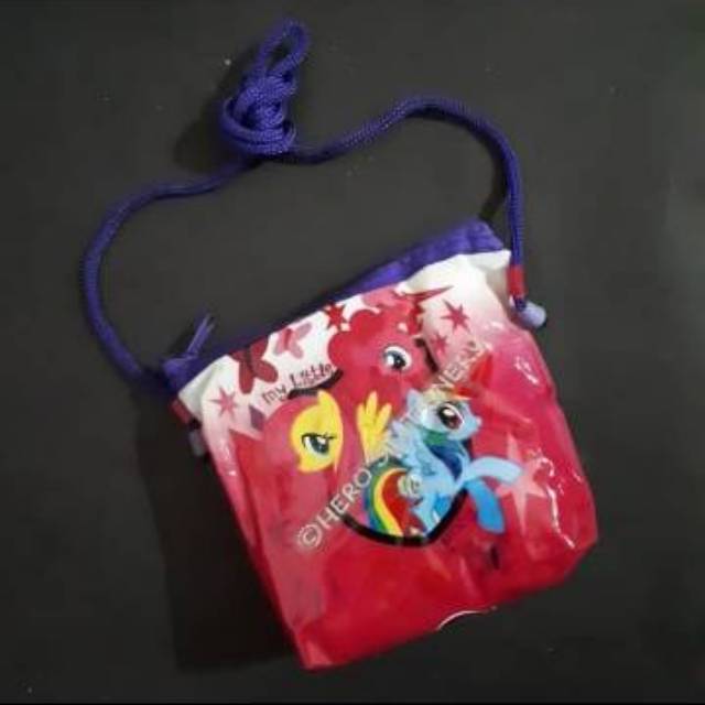

Kotak pensil resleting tas selempang little pony