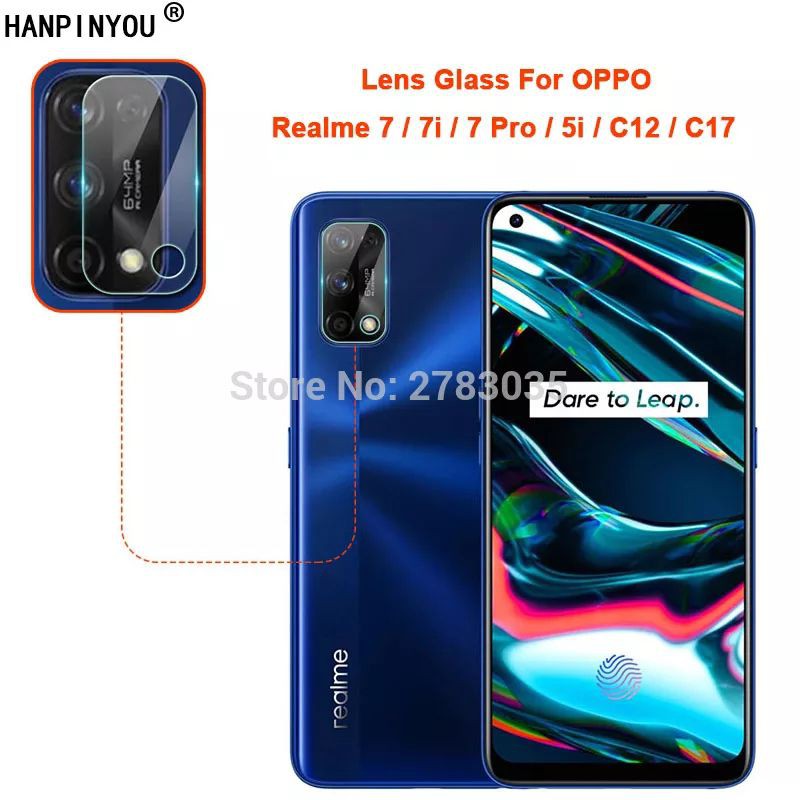 2in1- Tg Anti Gores Kaca Blue Light Realme 7i / 7 Pro Tempered Glass Bluelight Radiasi Full Layar