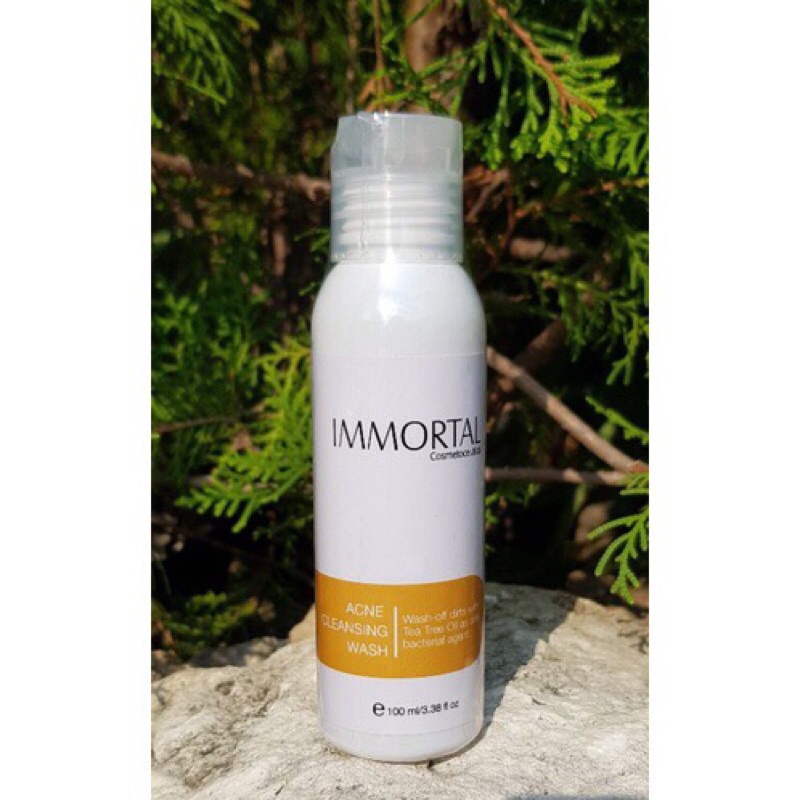 immortal acne cleansing wash