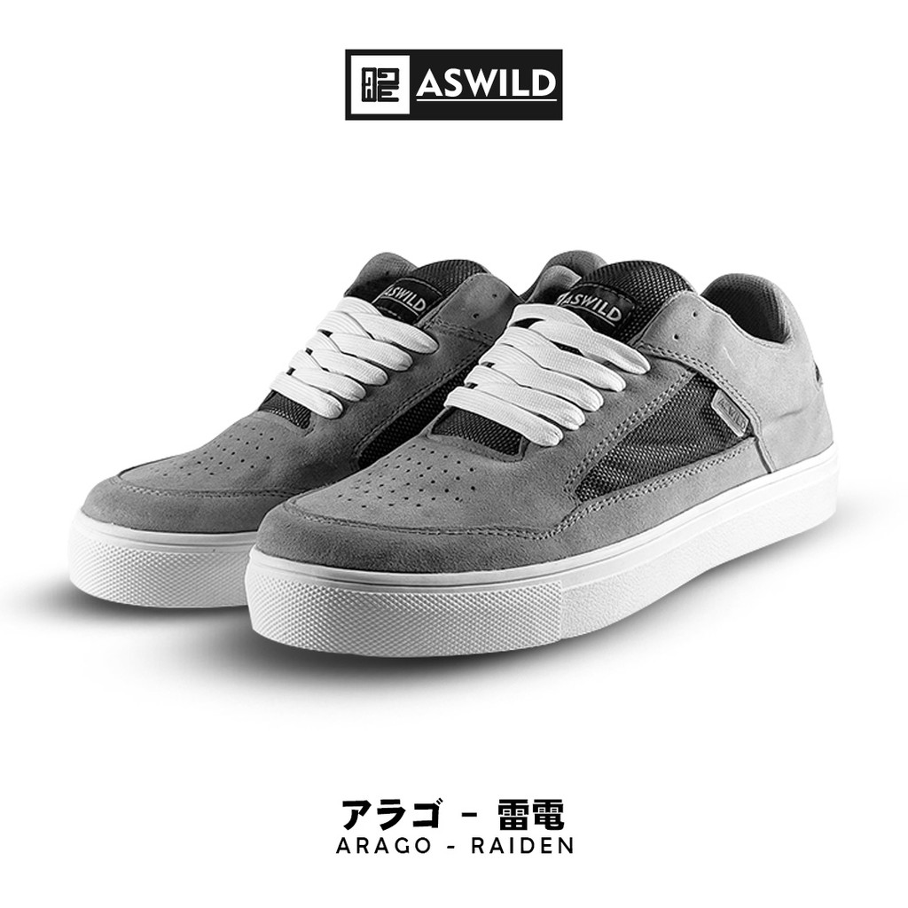 Aswild Store - Raiden Grey | Black | Navy | Kombinasi | Sepatu Pria | Sneakers