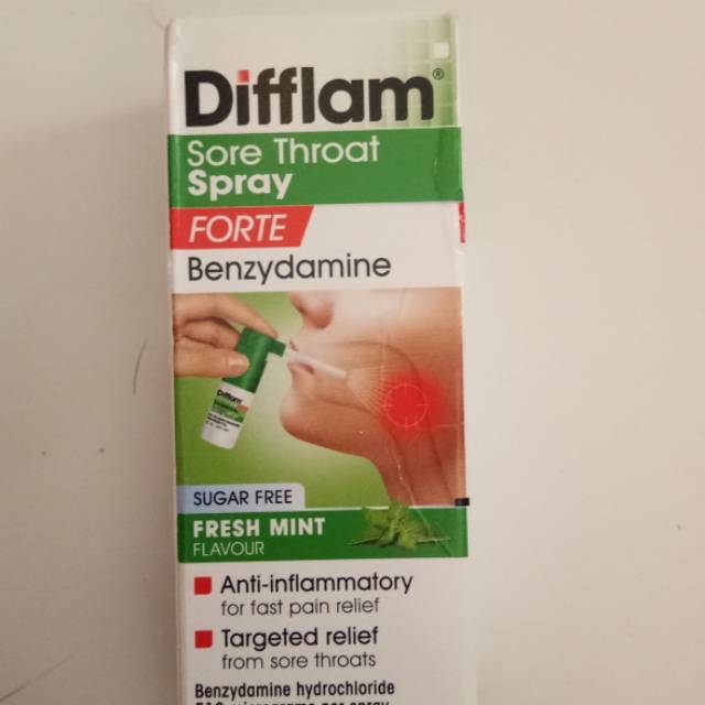 Difflam sore throat spray forte