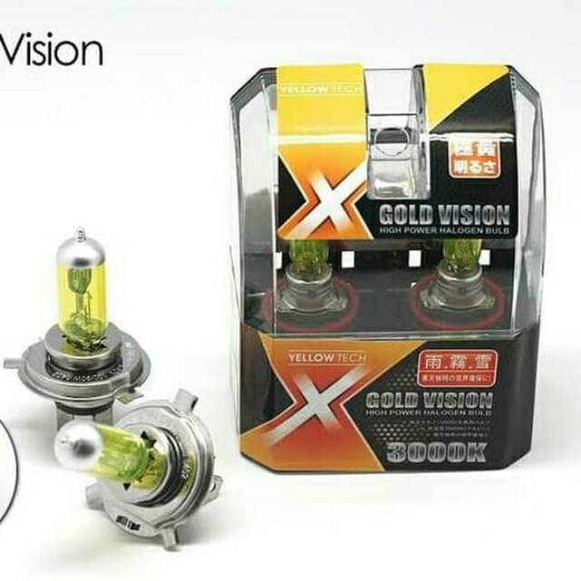 Bohlamp Xenon H4 lampu michiba white Fortuner