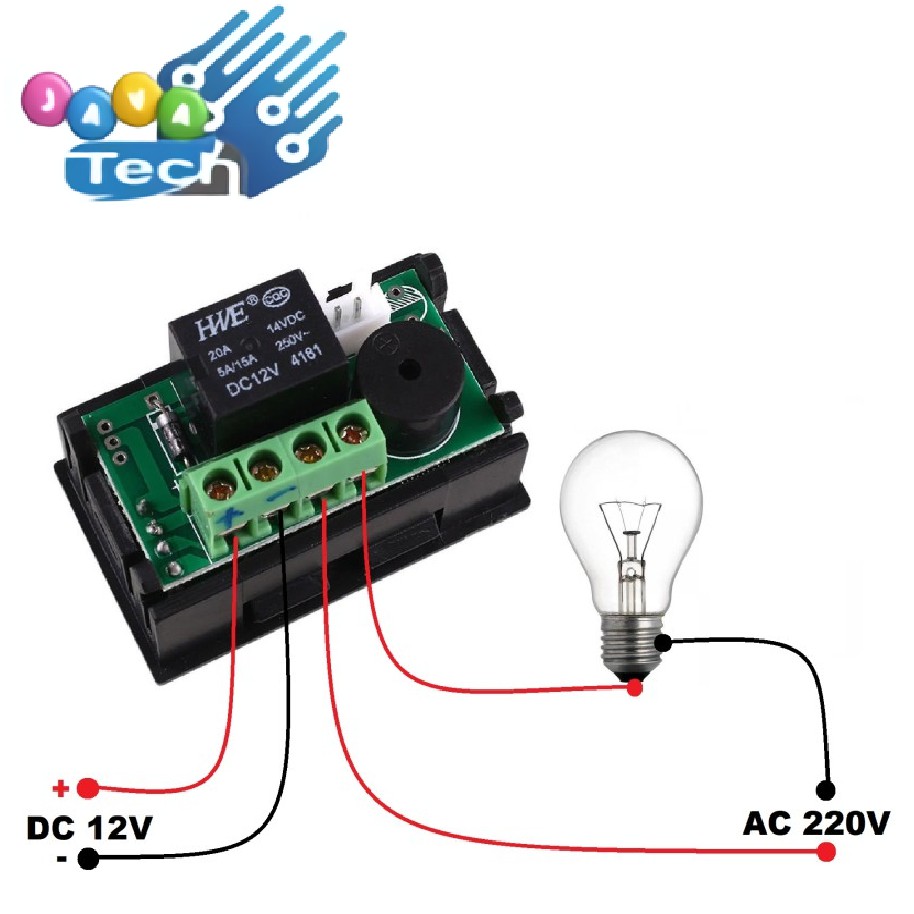 Termostat Digital W1209WK DC 12V Alat Pengatur Suhu Mini