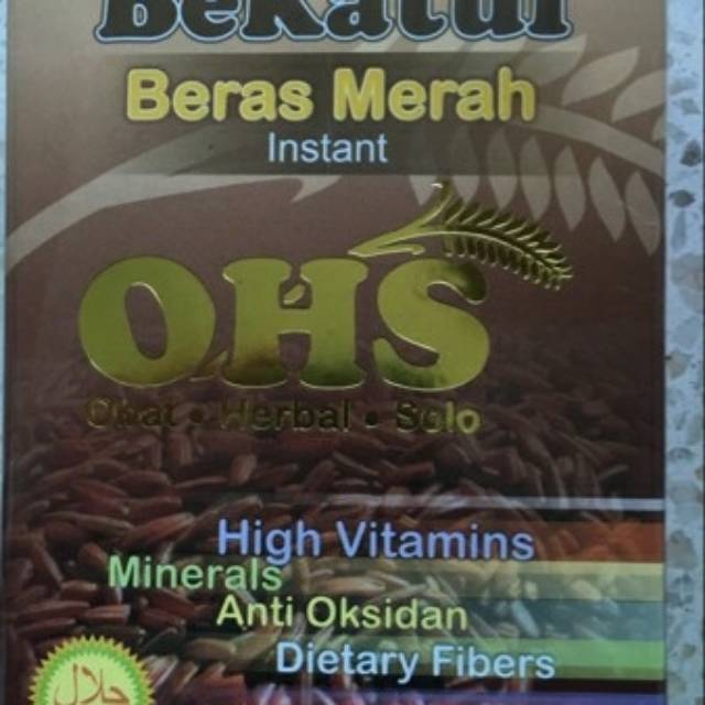 

Bekatul OHS beras merah