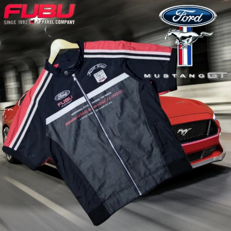 FUBU PLATINUM X FORD MUSTANG GT ZIP RACE UPPERWEAR ORIGINAL AUTHENTIC