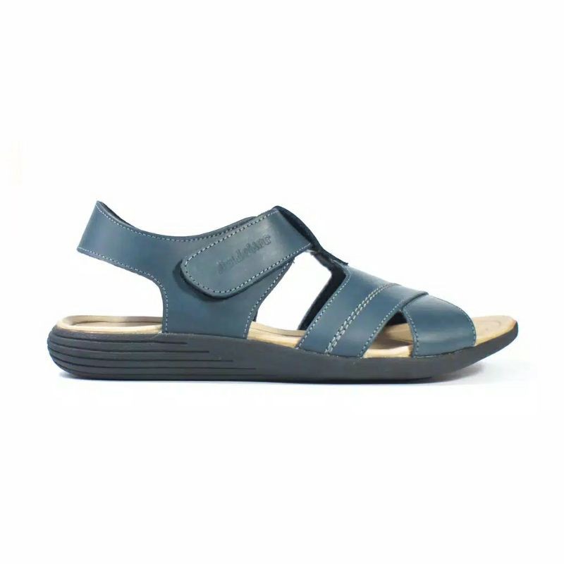 Sepatu Sandal Pria kulit Jim Joker Original AION 4S Navy