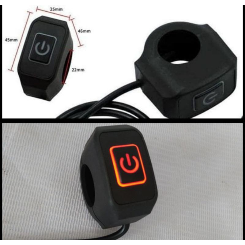 saklar on off led lampu saklar On/Off Universal Saklar ON/OFF Klem Stang Waterproof Saklar On Off Bu