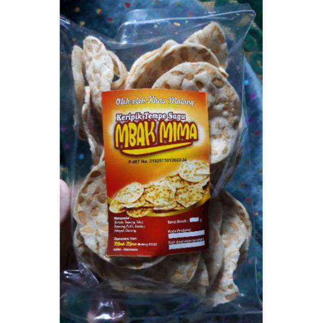 

Keripik Tempe Sagu 100gr