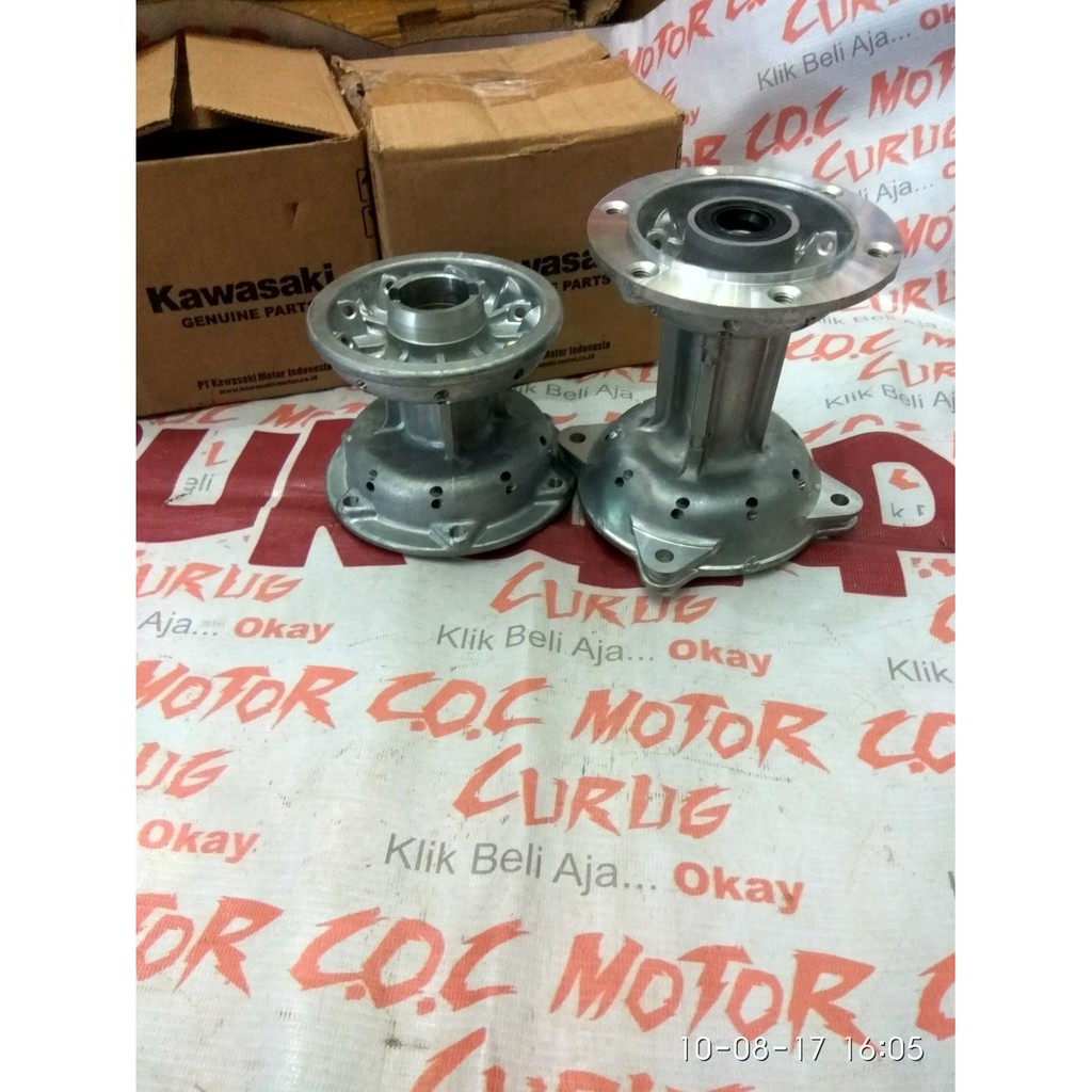 TROMOL SET DEPAN BELAKANG ORIGINAL ASLI KAWASAKI KLX 150 TIPE L