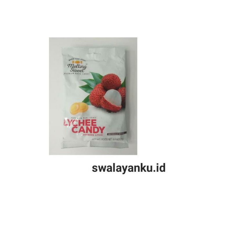 

Melting sweet lychee candy 125gr