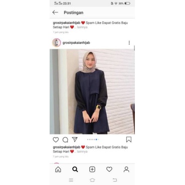 Arista tunik pakaian wanita fashion muslim