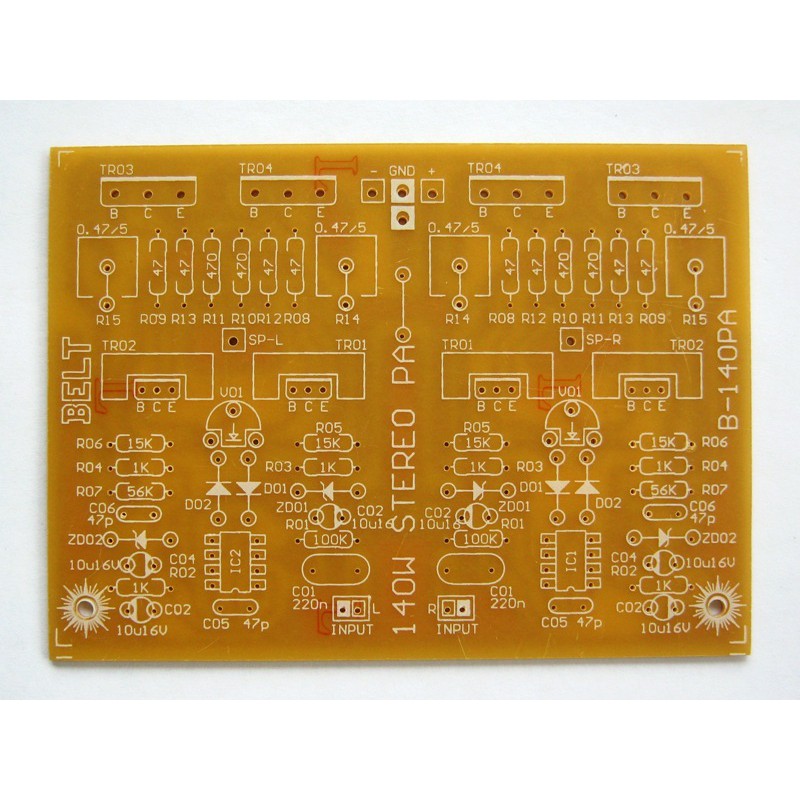 PCB 140 Watt Stereo Power Amp B-140AP BELT