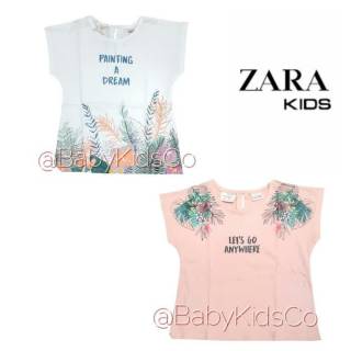 ORIGINAL Zara Kids Top kaos oblong anak cewek zara murah ORIGINAL Zara Kids Top kaos oblong anak cewek zara murah