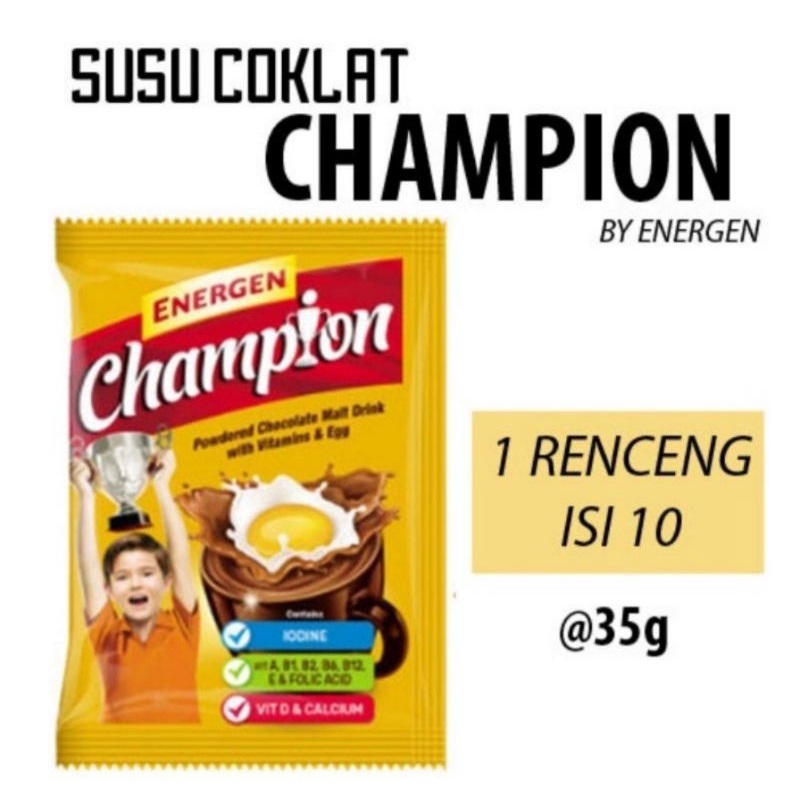 

Susu Coklat Champion