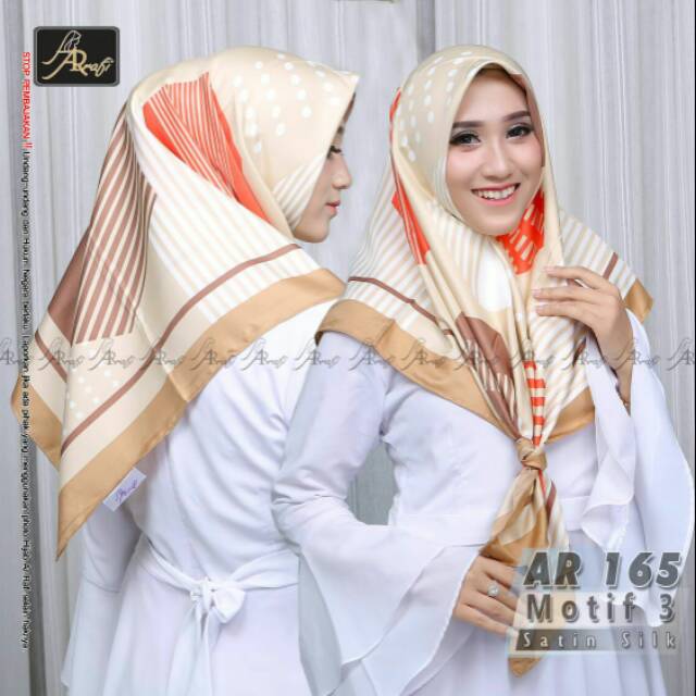 AR 165 motif hijab Ar rafi