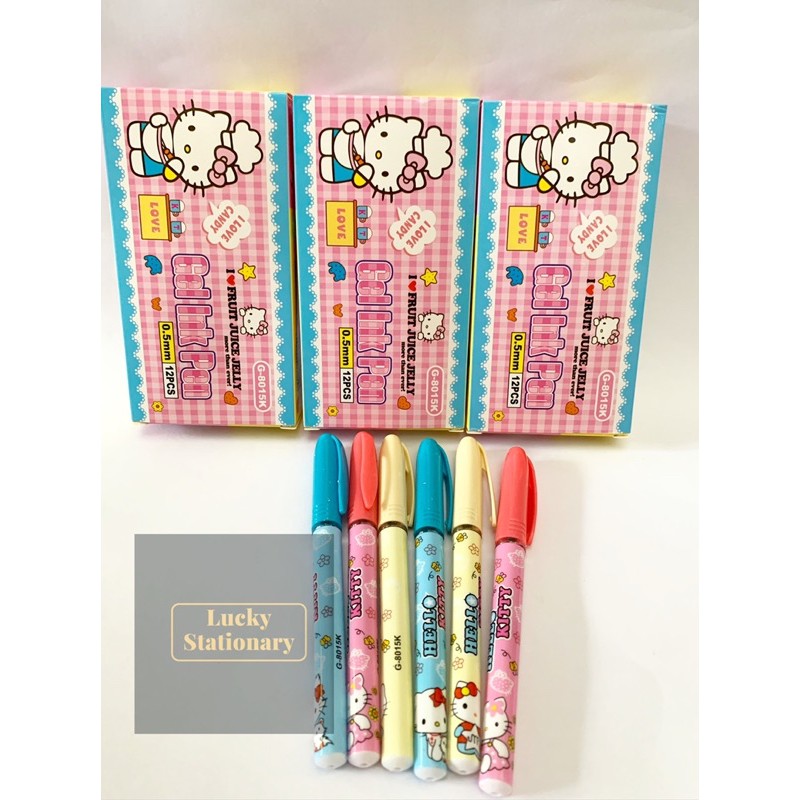 

Pena Gel Hello Kitty/Pulpen Gel 0.5mm Motif Karakter Hello Kitty/Pen Gel 0.5mm G-8015