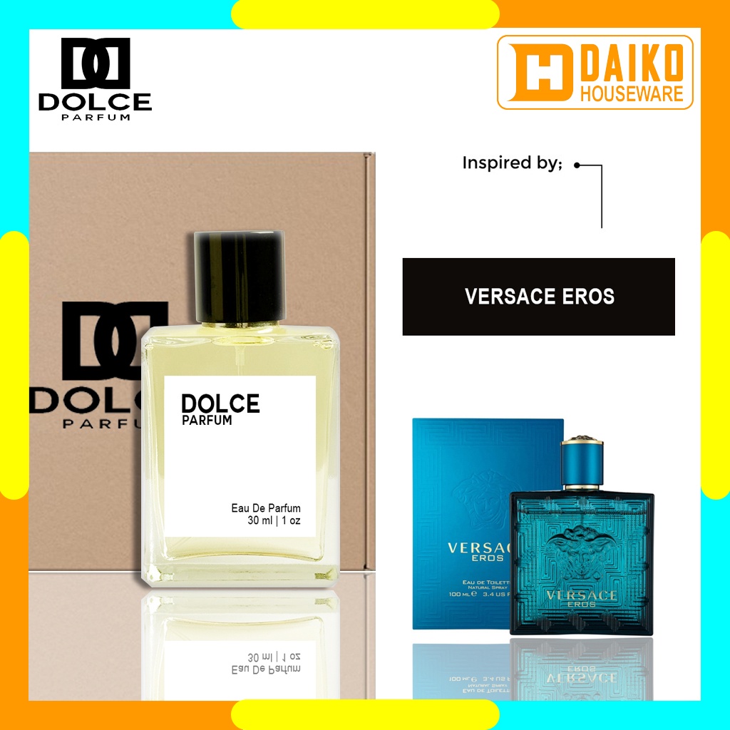 Parfum Eros Pour Homme - Inspired Perfume Pria Wangi Aromatic Fougere Tahan Lama