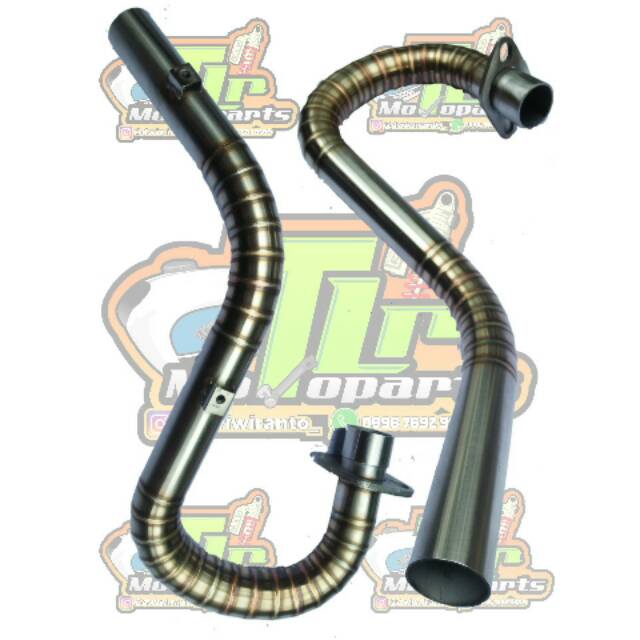 Header Leher knalpot honda xl 125