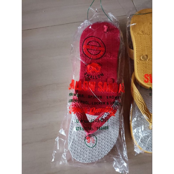 SANDAL SWALLOW BESAR 10,10½.SEPACK 6 PASANG