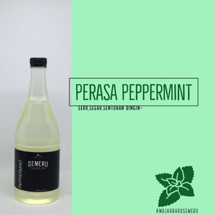 

Sirup/Peppermint syrup/1000ml/harga distributor/murah