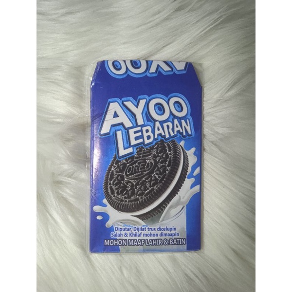 

amplop lebaran premium 2025 Spesial Snack motif OREO