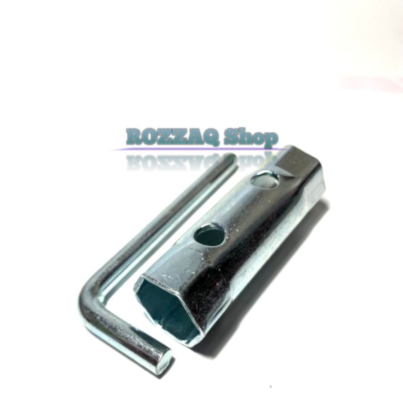 1 PCS KUNCI BUSI YAMAHA HONDA Vario Beat GL BOLAK BALIK UKURAN 17 dan 19